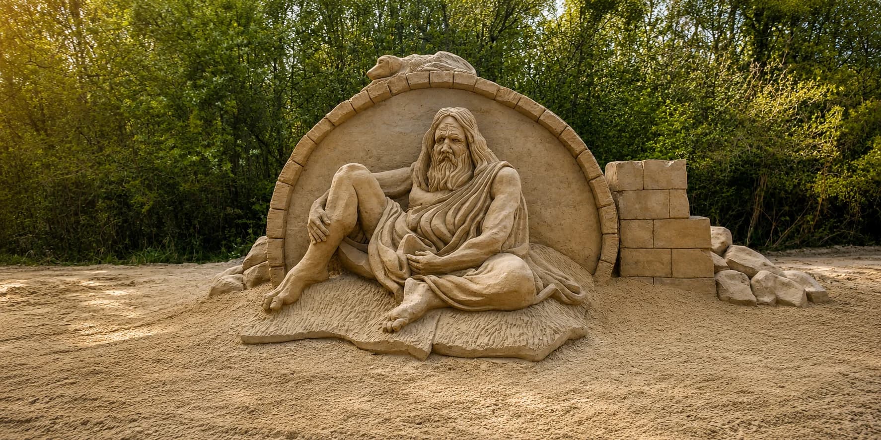 Diogenes — písek