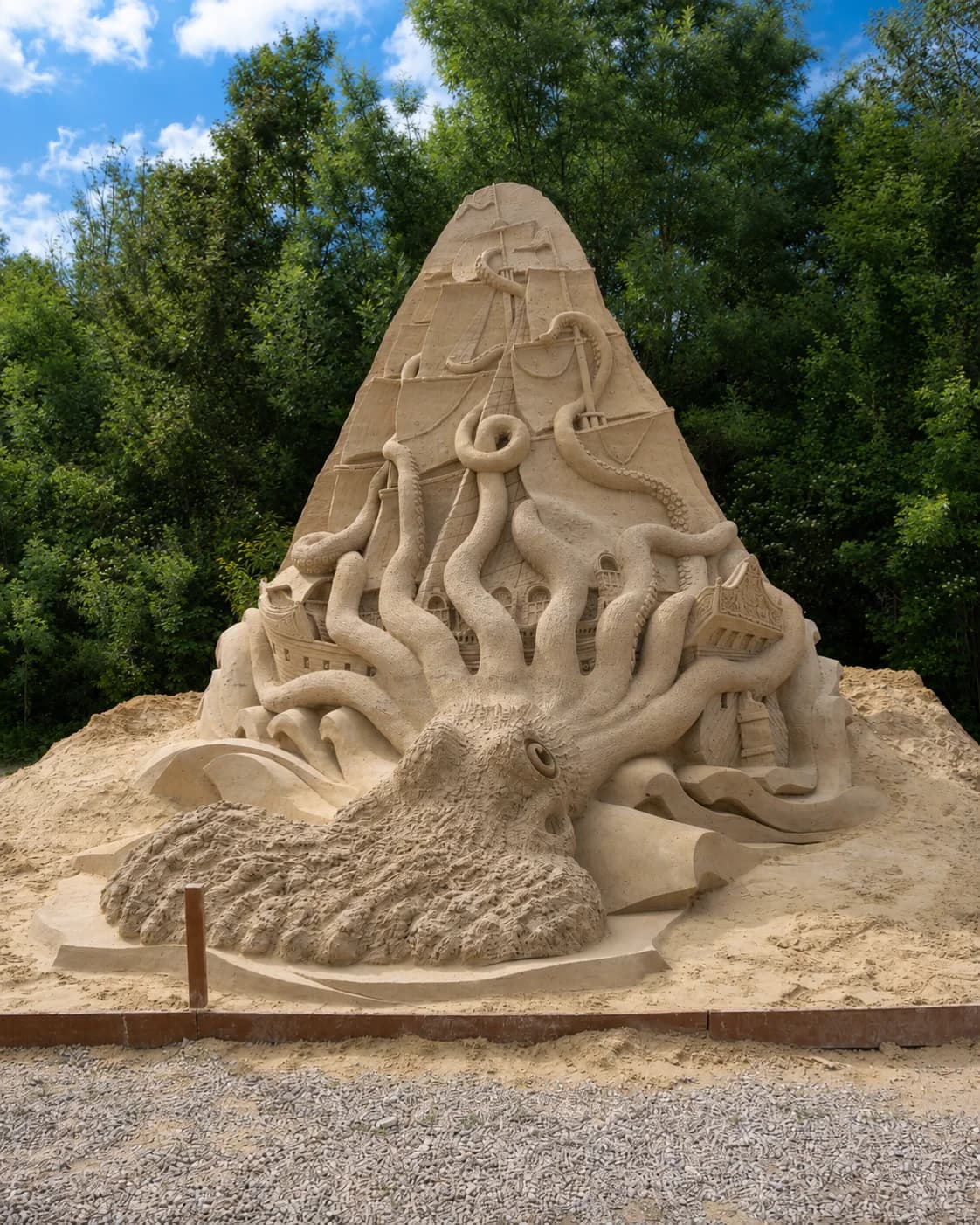 Kraken — písek